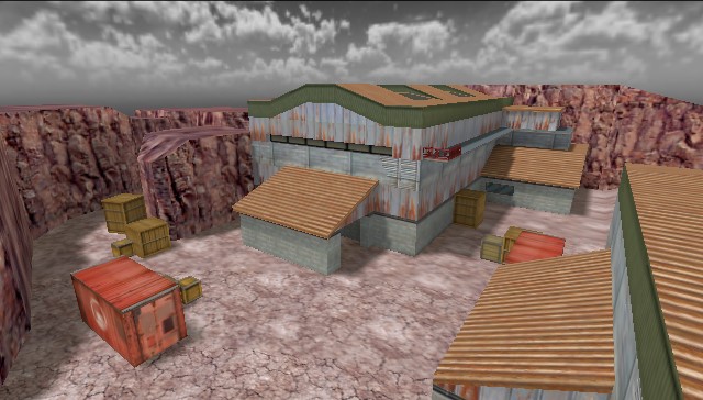 de_nuke map in Counter-Strike 1.6